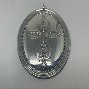 Vintage Towle 1972 Christmas Cross and 12 days of Christmas ornament